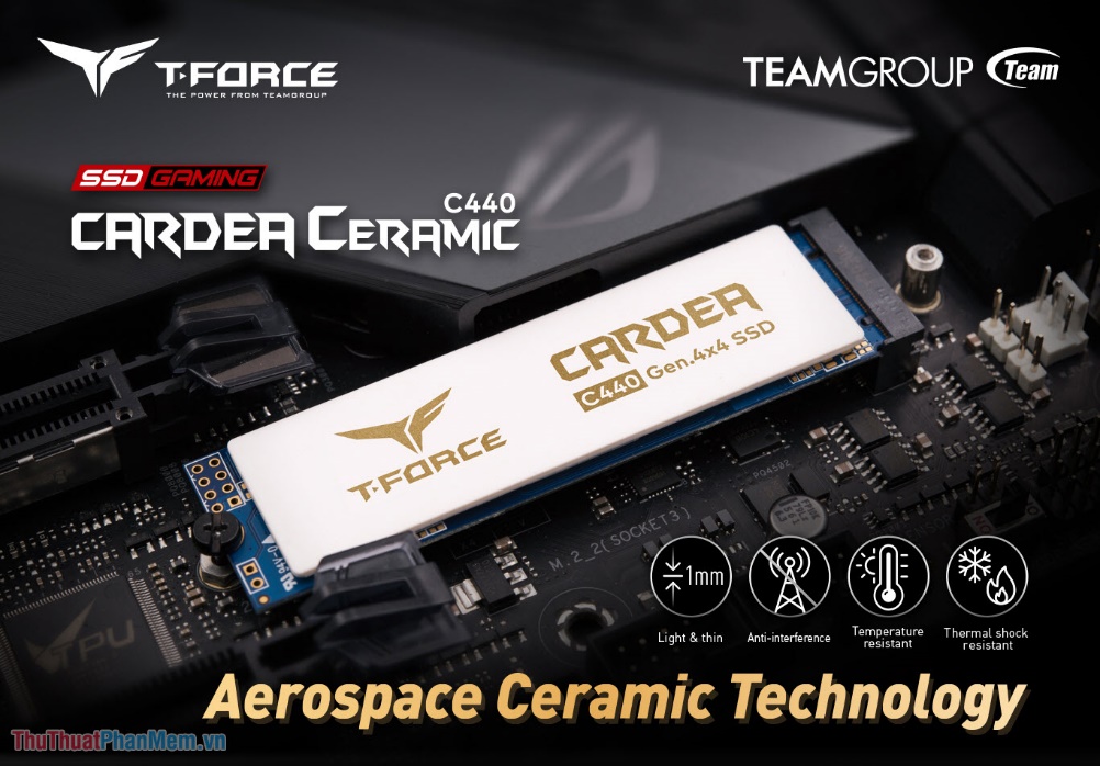SSD T-Force Cardea C440 Ceramic – SSD dẫn đầu trong thiết kế
