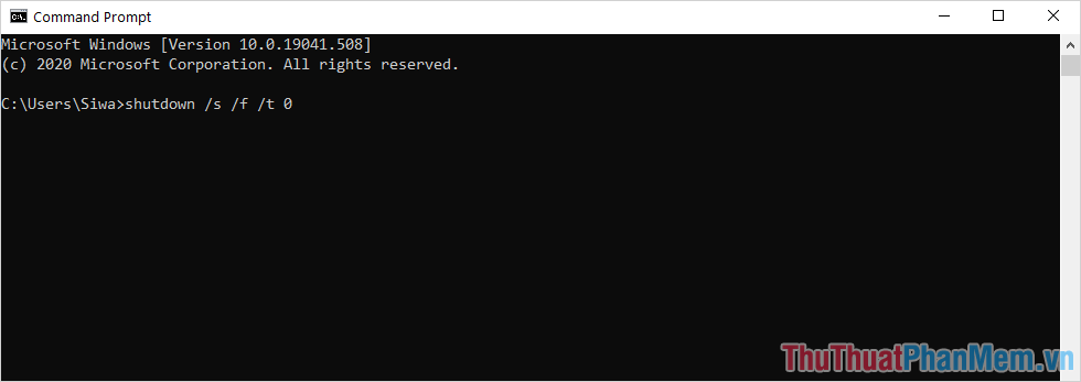 Lệnh tắt trong Command Prompt (CMD)