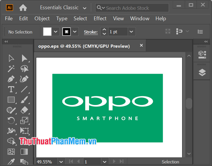 Logo Oppo cho Illustrator