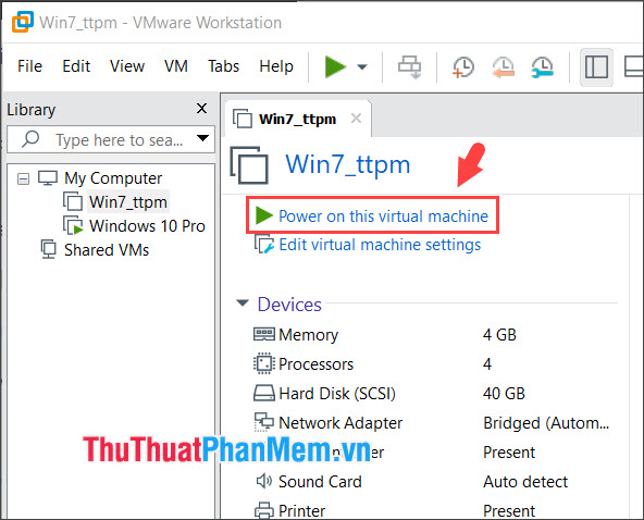 Cách truy cập vào BIOS trên máy ảo VMware