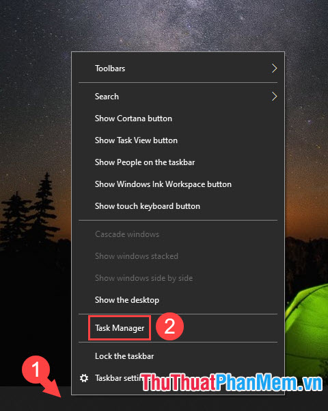 Cách sửa lỗi thanh Taskbar trên Windows 10 bị treo, đơ