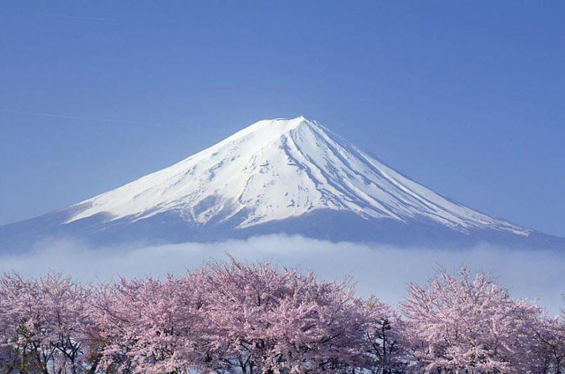 Ảnh núi Phú Sĩ mùa đông