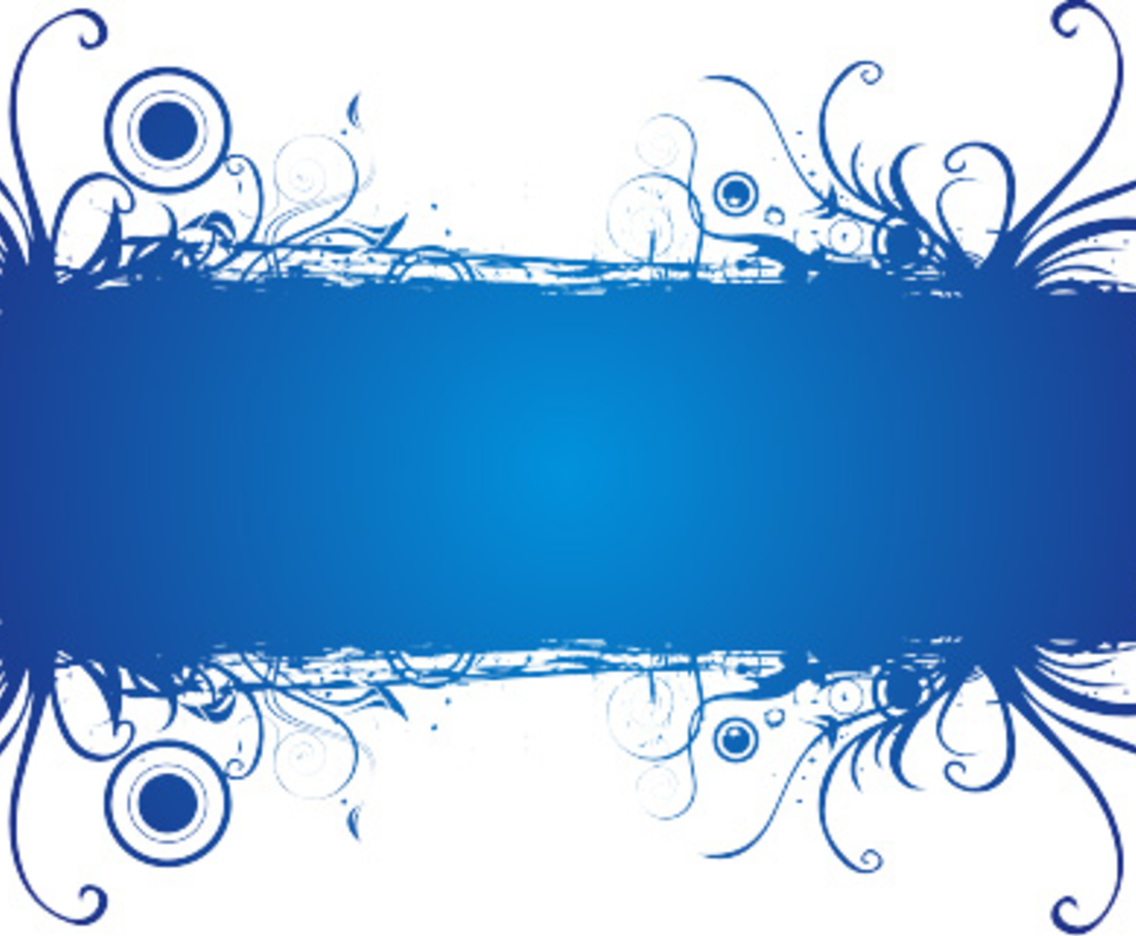 Background blue banner