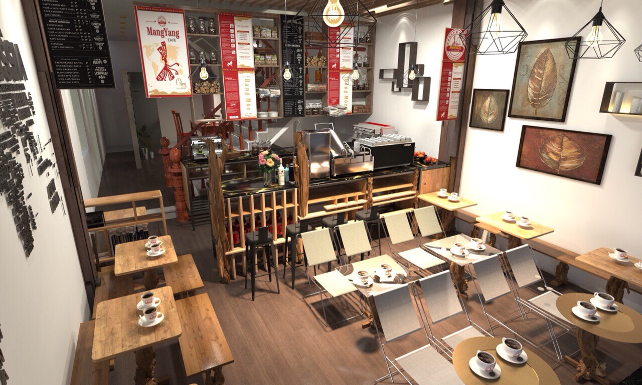 Quán cafe MangYang cực đẹp mắt