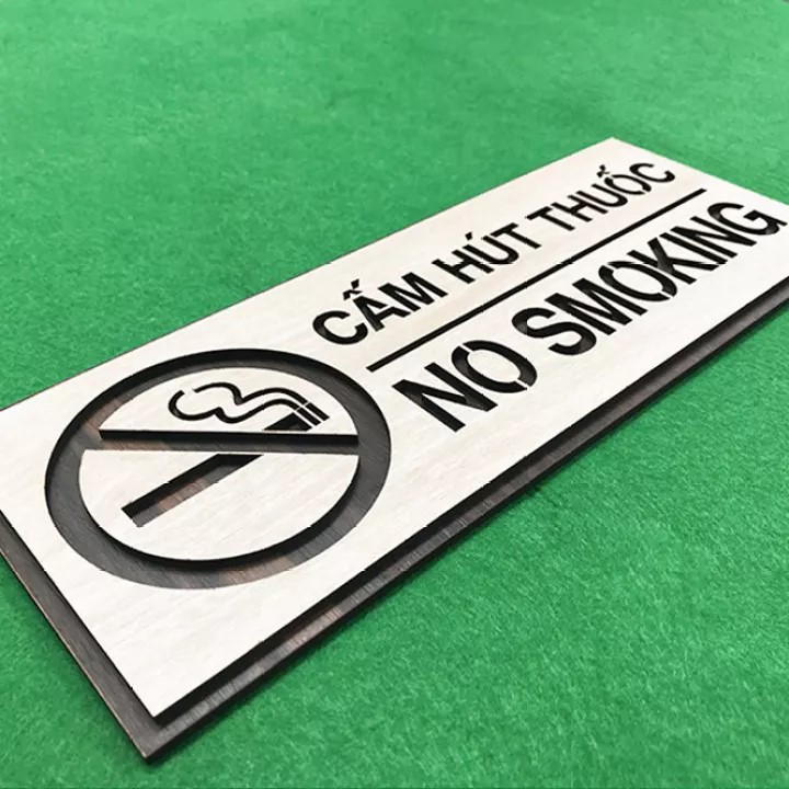 Hình ảnh biển treo cấm hút thuốc