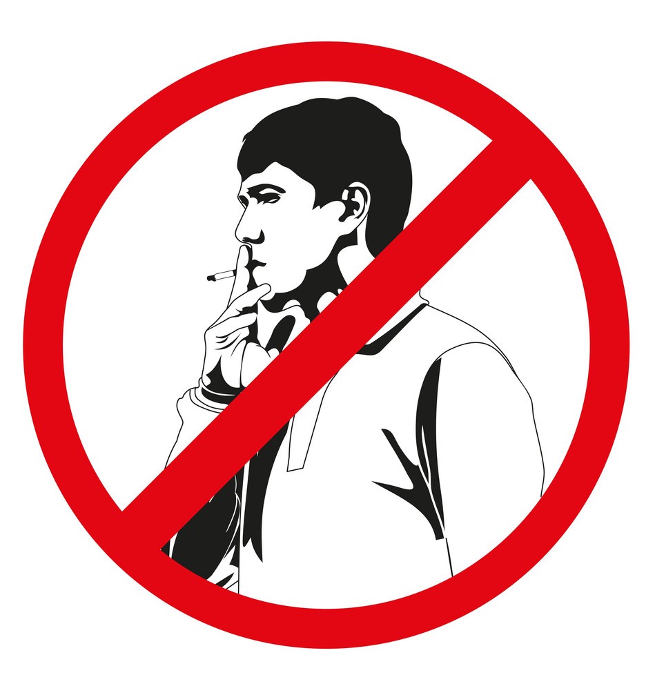 Hình ảnh cấm người hút thuốc