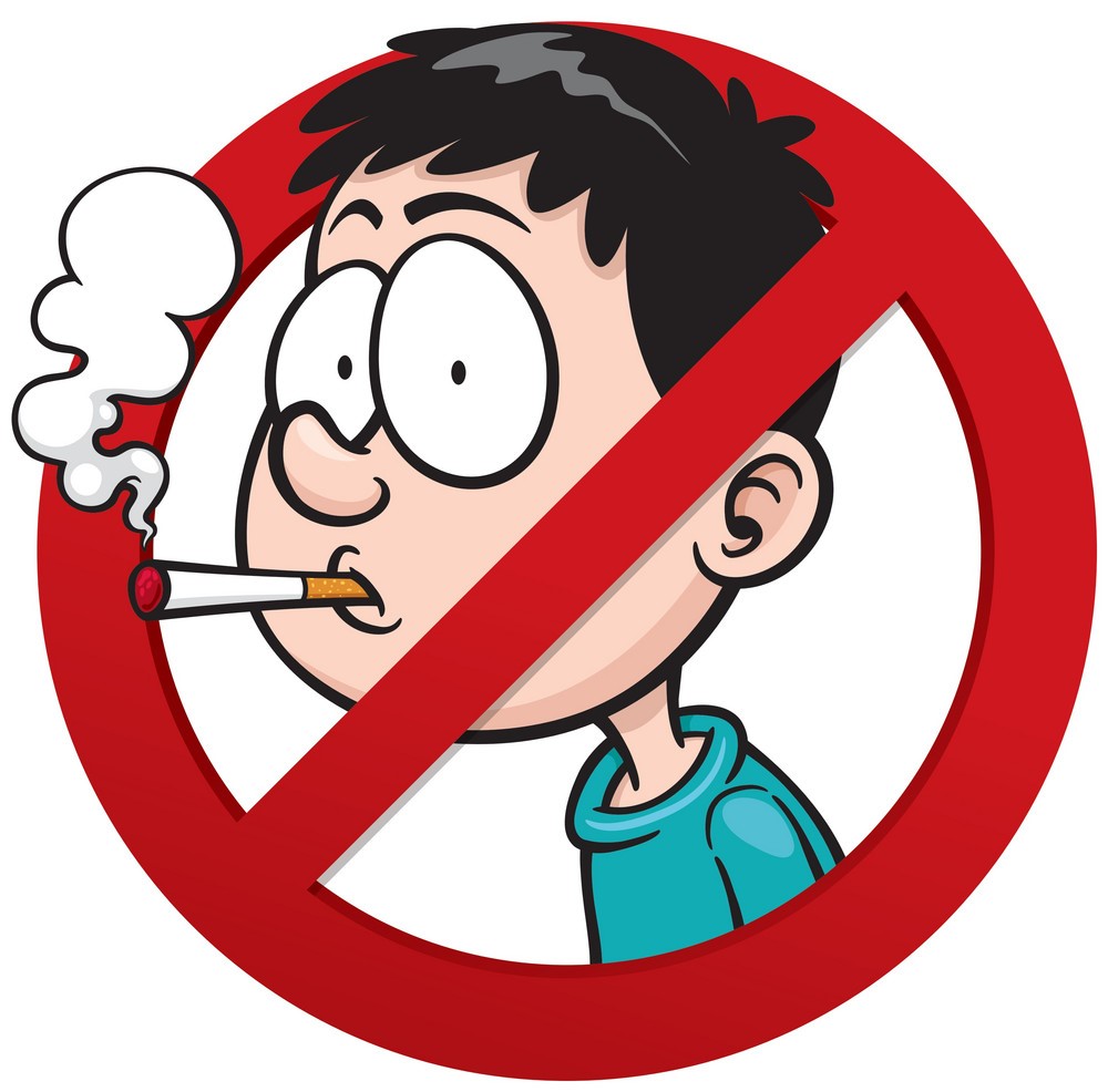 Hình ảnh cấm trẻ em hút thuốc