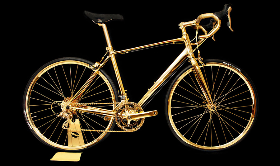 Hình ảnh xe đạp vàng