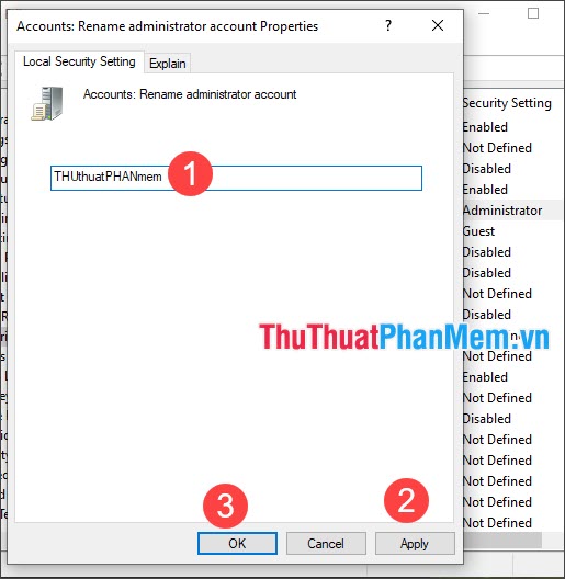 Cách đổi tên tài khoản Administrator trên Windows 10