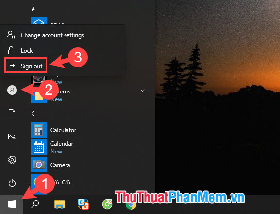 7 cách đăng xuất trên Windows 10