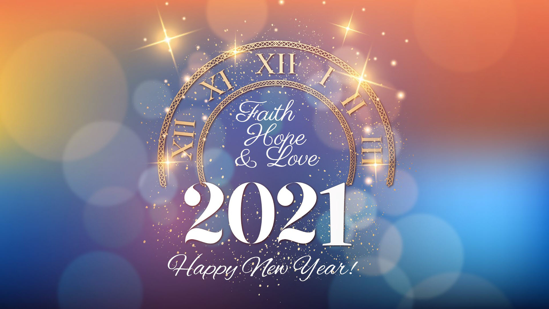 Hình nền chúc mừng năm mới 2021 độc đáo