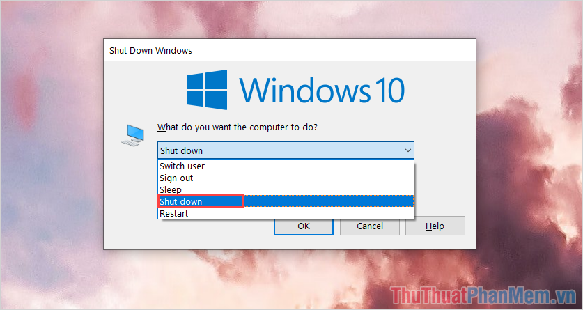 Định cấu hình Windows để cho phép tắt hệ thống