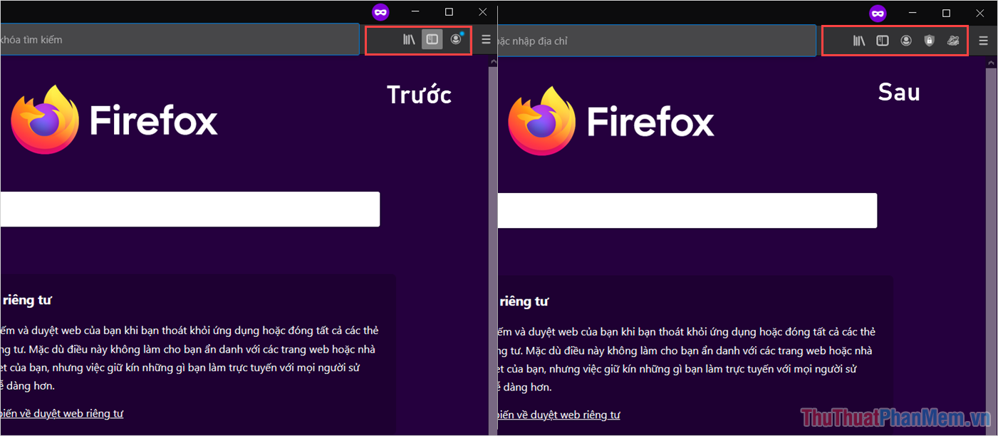 Cách bật tiện ích mở rộng của Firefox khi sử dụng chế độ riêng tư