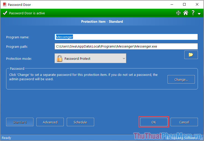 Cách đặt mật khẩu cho ứng dụng trên Windows 10