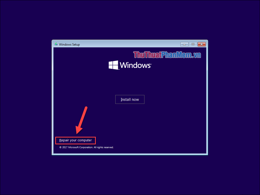 Hướng dẫn sửa lỗi MBR trên Windows 10