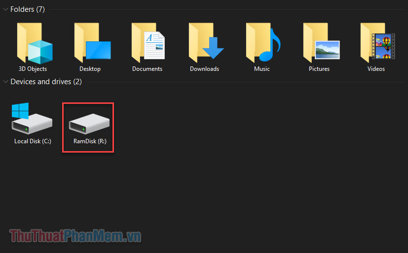 Cách sử dụng ổ đĩa RAM trên Windows 10