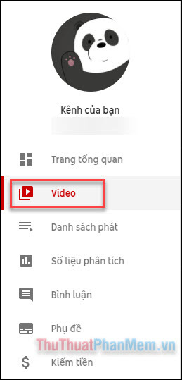 video[動画]được tải lên tab