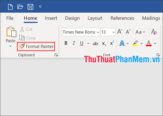 Cách sử dụng Format Painter để sao chép định dạng văn bản trong Word, Excel