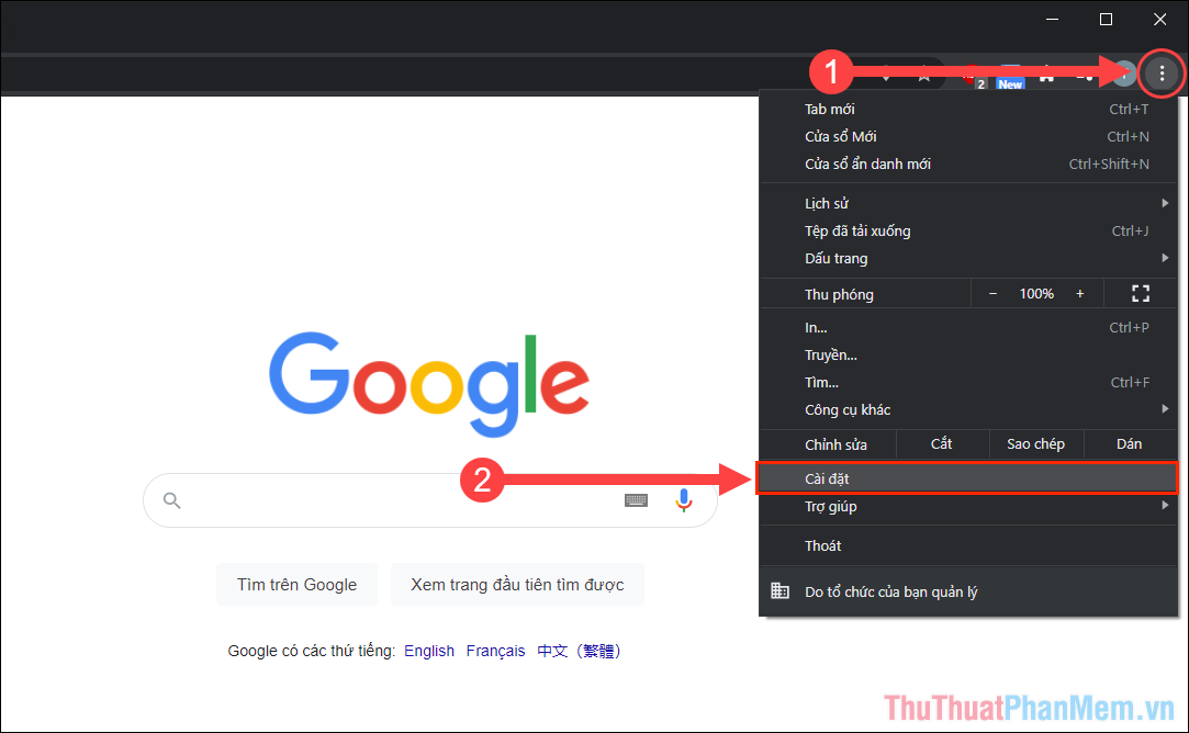 Cách thay đổi kích thước và Font chữ trên Google Chrome