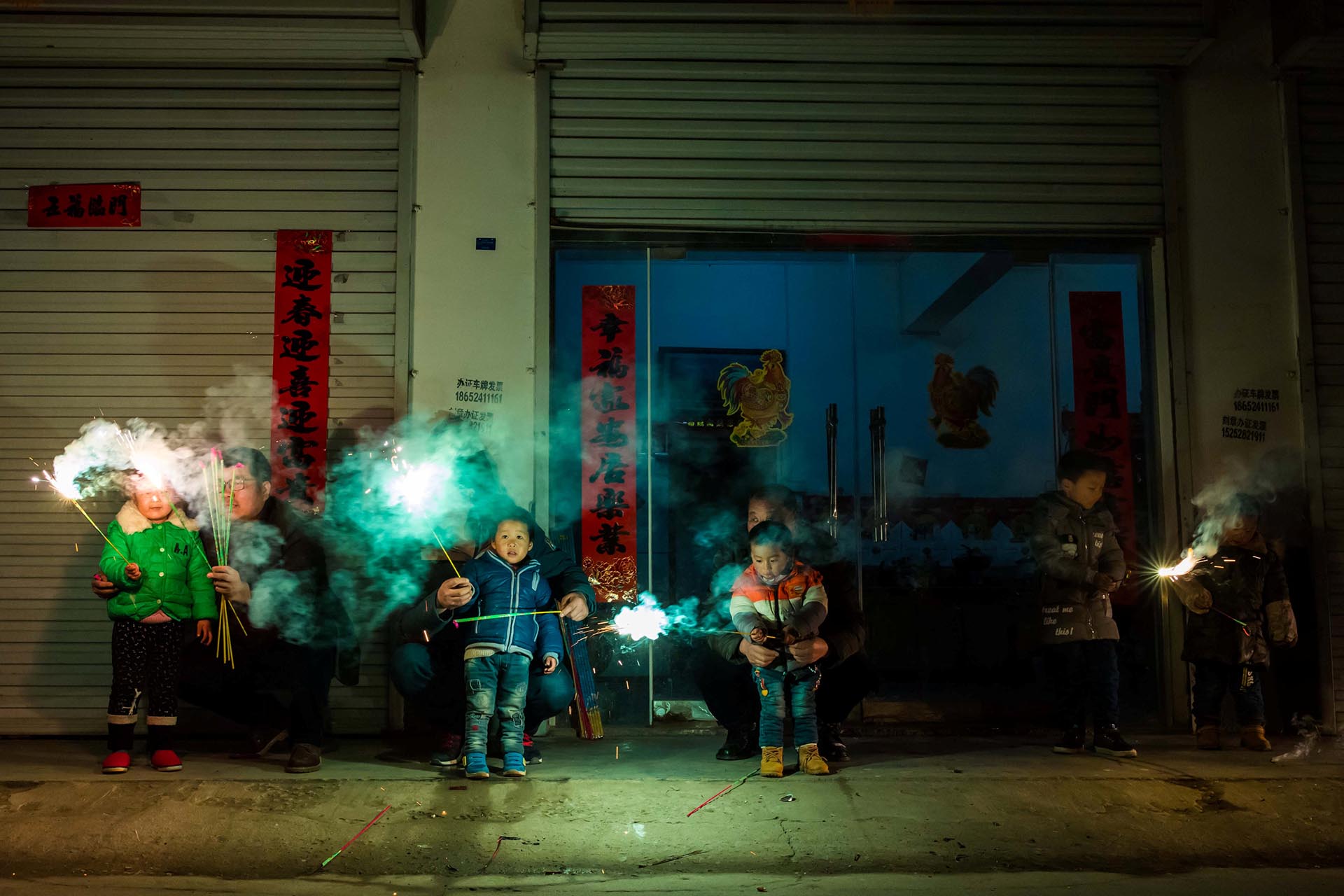 Hình ảnh đốt pháo trong dịp đầu năm mới ở Trung Quốc