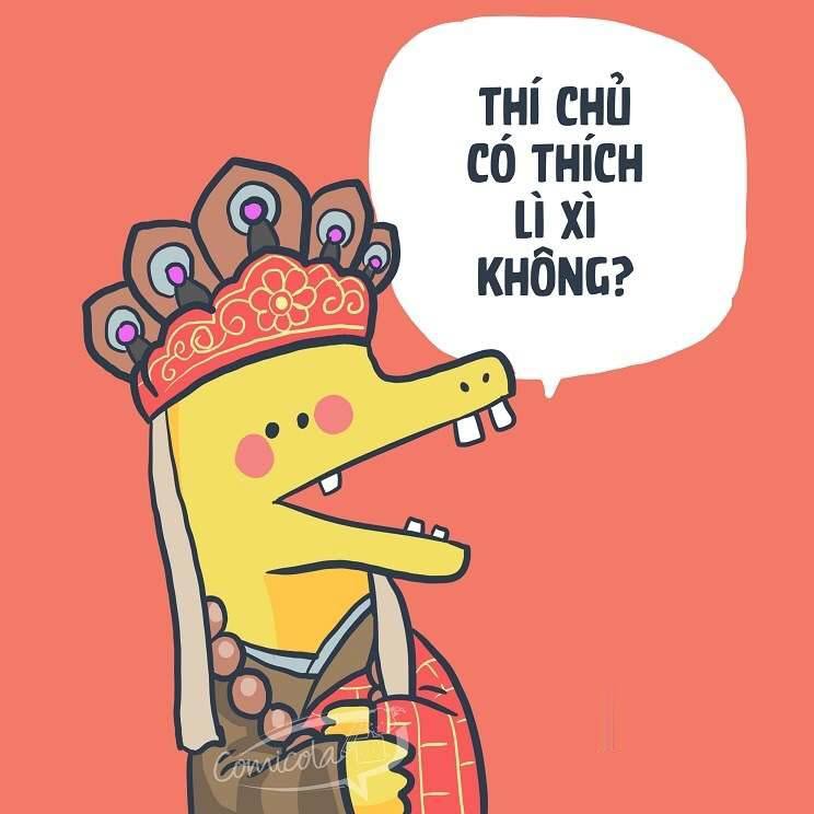 Ảnh chế lì xì Tết