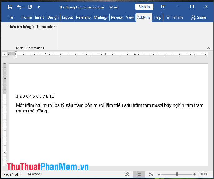 Xoá chữ “đồng” ở cuối đoạn văn bản và có thể copy sang các văn bản khác