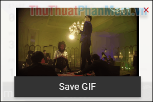 Nhấn Save Gif để lưu lại ảnh