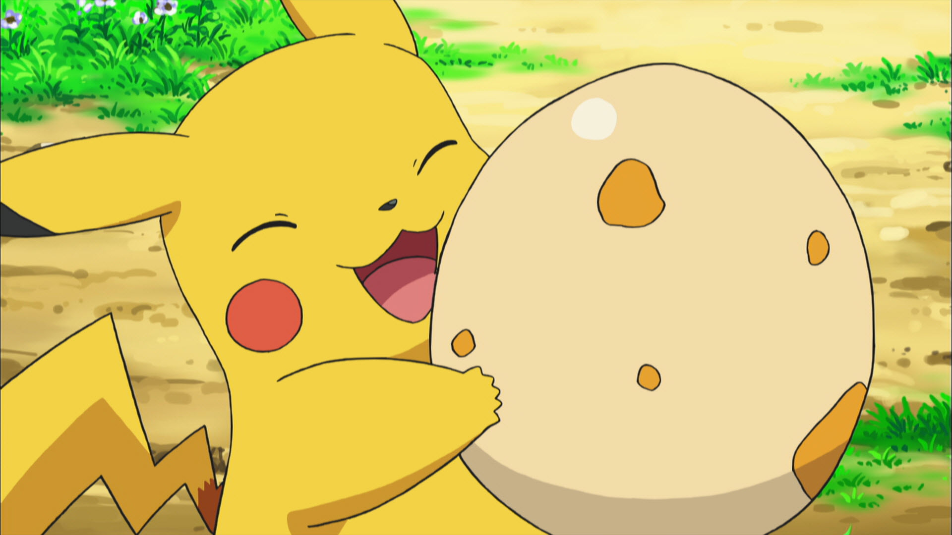 Hình nền Pikachu và quả trứng